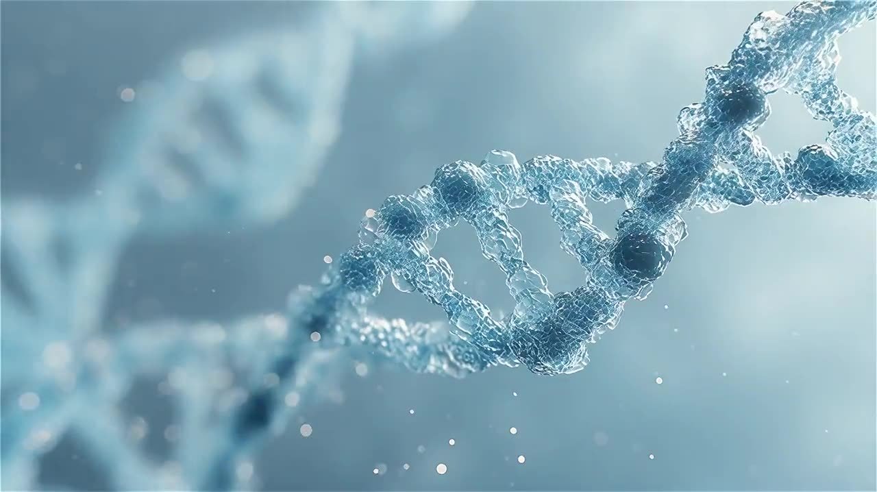 Rendered peptide helix